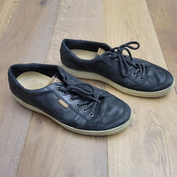 Ecco Soft Fashion Sneakers EUR 44 Mens Size 10.5 Leather Shoes Ecco Soft 7 Premium Tie Fashion Sneakers EUR 44 Mens Size 10  main image 2